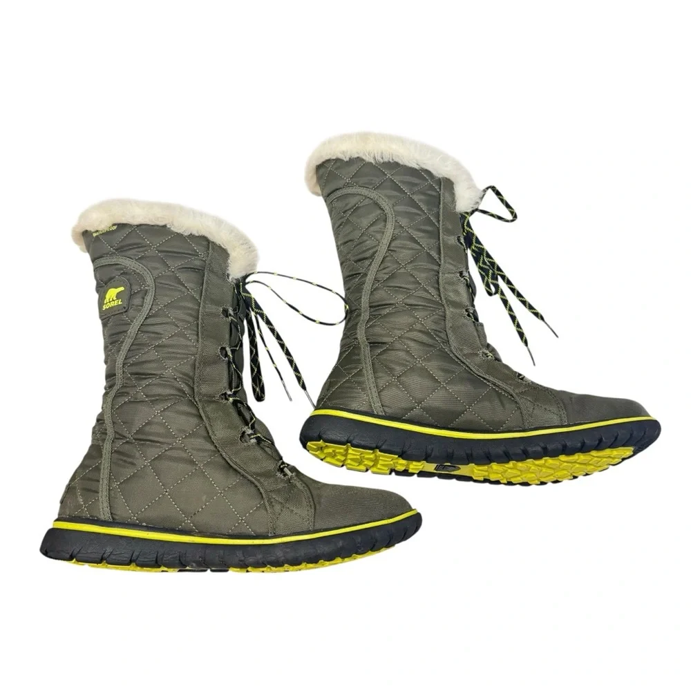 Sorel‎ Cozy Cate Winter Snow Boots in Peat Moss  Sz 7